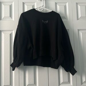 Angel Number Cropped Crewneck